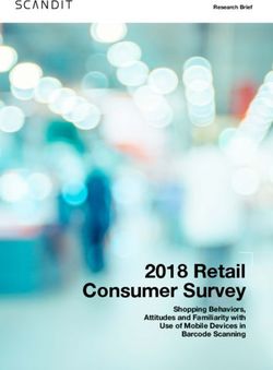 2018 Retail Consumer Survey - Shopping Behaviors, Attitudes and Familiarity with Use of Mobile Devices in Barcode Scanning - Scandit
