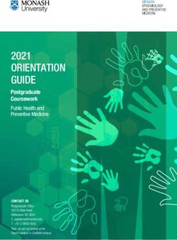 ORIENTATION GUIDE 2021 - Monash University