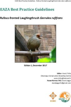 EAZA Best Practice Guidelines - Rufous-fronted Laughingthrush Garrulax rufifrons