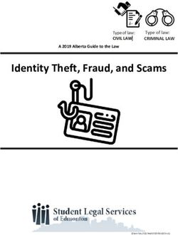 Identity Theft, Fraud, and Scams - A 2019 Alberta Guide to the Law - Student Legal Services of Edmonton