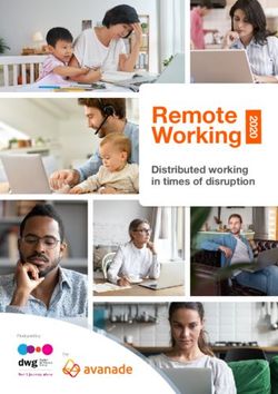 Remote Working Distributed working in times of disruption - Avanade