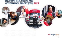 ENVIRONMENT, SOCIAL AND GOVERNANCE REPORT (ESG) 2021