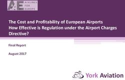 York Aviation - The Cost and Profitability of European Airports How Effective is Regulation under the Airport Charges Directive? - Airlines for ...