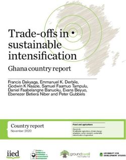 Trade-offs in sustainable intensification - International Institute ...