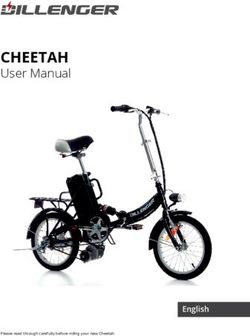 Cheetah User Manual - English