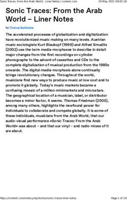 Sonic Traces: From the Arab World - Liner Notes