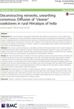 Deconstructing networks, unearthing consensus: Diffusion of "cleaner" cookstoves in rural Himalayas of India - Energy ...