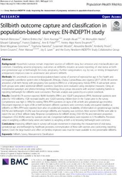 Stillbirth outcome capture and classification in population-based surveys: EN-INDEPTH study - Population Health Metrics