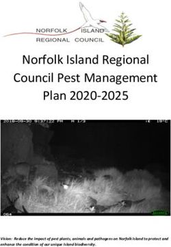 Norfolk Island Regional Council Pest Management Plan 2020-2025