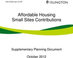 Affordable Housing Small Sites Contributions - Supplementary Planning Document October 2012