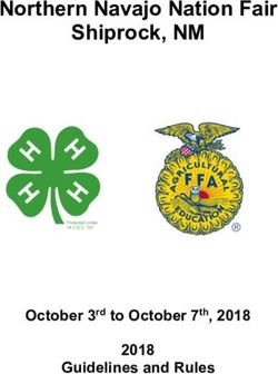 Northern Navajo Nation Fair Shiprock, NM - 2018 Guidelines and Rules October 3rd to October 7th, 2018 - NMSU Tribal Extension