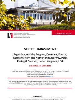 STREET HARASSMENT Argentina, Austria, Belgium, Denmark, France, Germany, Italy, The Netherlands, Norway, Peru, Portugal, Sweden, United Kingdom ...