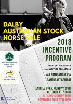 DALBY AUSTRALIAN STOCK HORSE SALE - FRIDAY 30TH NOVEMBER (5AM WEATHER PERMITTING) - Ray White Equine