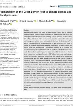 Vulnerability of the Great Barrier Reef to climate change and local pressures