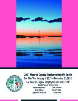 2021 Monroe County Employee Benefi t Guide - Monroe County, FL