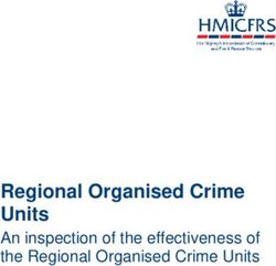 Regional Organised Crime Units - An inspection of the effectiveness of ...