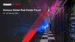 Nomura Global Real Estate Forum 22 - 25 February 2021 - Keppel DC REIT