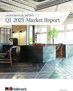 Q1 2021 Market Report - jacksonville metro - NAI Hallmark