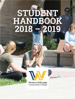 STUDENT HANDBOOK 2018 2019 - WNCC.edu
