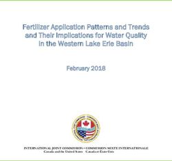 Fertilizer Application Patterns and Trends and Their Implications for Water Quality in the Western Lake Erie Basin - February 2018
