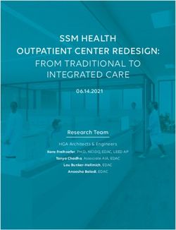 SSM HEALTH OUTPATIENT CENTER REDESIGN: FROM TRADITIONAL TO INTEGRATED CARE 06.14.2021