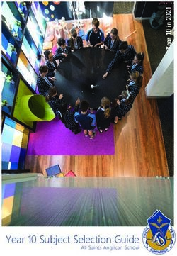 Year 10 Subject Selection Guide - All Saints Anglican School