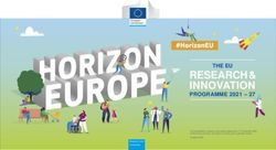 RESEARCH & INNOVATION - PROGRAMME 2021 - 27 THE EU - European Union