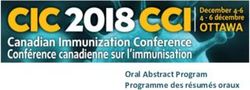 Oral Abstract Program Programme des résumés oraux