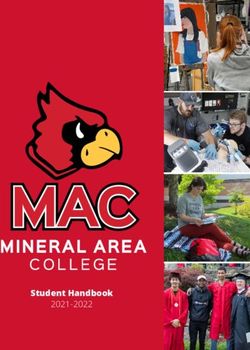 Student Handbook 2021-2022 - Mineral Area College