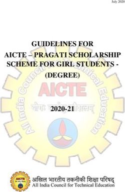 GUIDELINES FOR AICTE - PRAGATI SCHOLARSHIP SCHEME FOR GIRL STUDENTS - (DEGREE) 2020-21