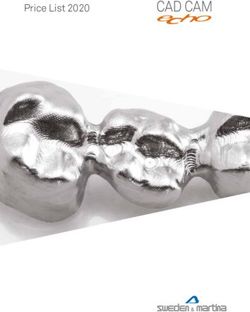 Price List 2020 - Sweden & Martina