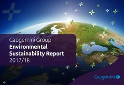 Capgemini Group Environmental Sustainability Report 2017/18