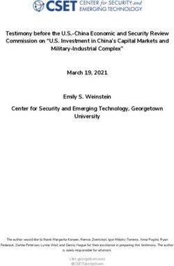 Testimony before the U.S.-China Economic and Security Review Commission on "U.S. Investment in China's Capital Markets and Military-Industrial ...