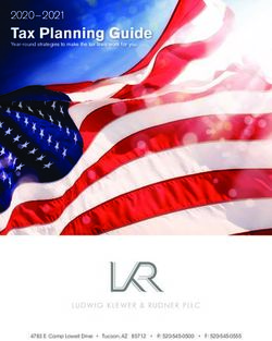 Tax Planning Guide 2020 2021 - Year-round strategies to make the tax laws work for you