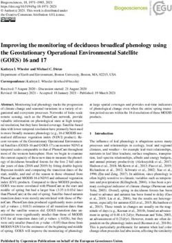 Improving the monitoring of deciduous broadleaf phenology using the Geostationary Operational Environmental Satellite (GOES) 16 and 17 ...