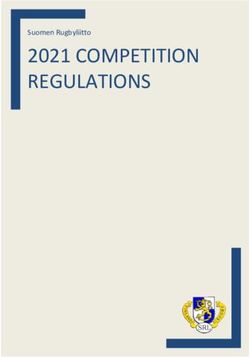 2021 COMPETITION REGULATIONS - Suomen Rugbyliitto