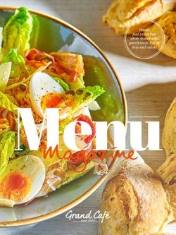 M a gazine MenuGrand Café | Hof van Saksen - Honest food tastes best when shared with good friends. Enjoy!