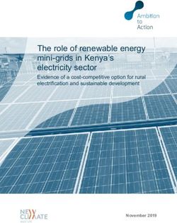 The role of renewable energy mini-grids in Kenya's electricity sector - Evidence of a cost-competitive option for rural electrification and ...