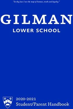 2020-2021 Student/Parent Handbook - "In thy face I see the map of honour, truth and loyalty."