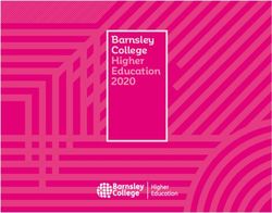 Barnsley College Higher Education 2020