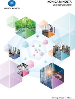 CSR REPORT 2019 - Konica Minolta