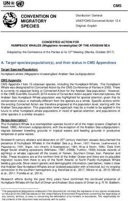 A. Target species/population(s), and their status in CMS Appendices
