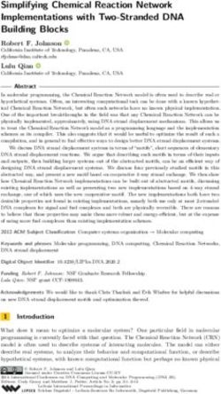 Simplifying Chemical Reaction Network Implementations with Two-Stranded DNA Building Blocks - Schloss Dagstuhl
