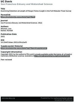 UC Davis San Francisco Estuary and Watershed Science - eScholarship