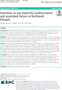 Intentions to use maternity waiting homes and associated factors in Northwest Ethiopia