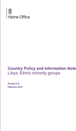 Country Policy and Information Note - Libya: Ethnic minority groups Version 3.0 February 2019 - ecoi.net