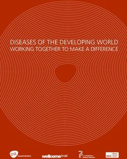 DISEASES OF THE DEVELOPING WORLD - WORKING TOGETHER TO MAKE A DIFFERENCE - Academy of Medical ...