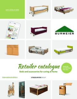 Retailer catalogue Ready for - Beds and accessories for caring at home International edition - Burmeier