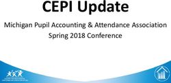 CEPI Update Michigan Pupil Accounting & Attendance Association Spring 2018 Conference - MPAAA