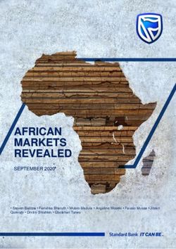 AFRICAN MARKETS REVEALED - SEPTEMBER 2020 - Stanbic IBTC Bank